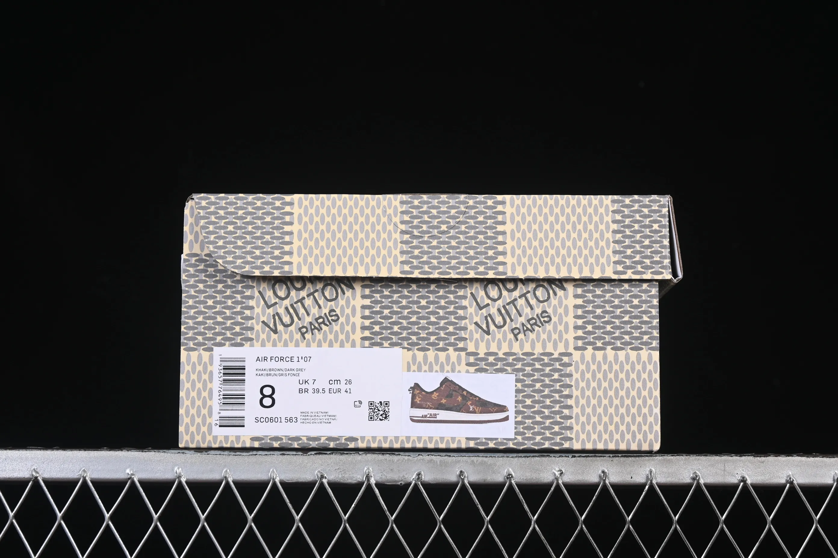 All categories Nk Air Force 1 Air Force series Nk Air Force 1 Low Air Force low top Nike Air Force 1'07 Low LV joint coffee gray Air Force 1 low top casual sneakers SC0601-563